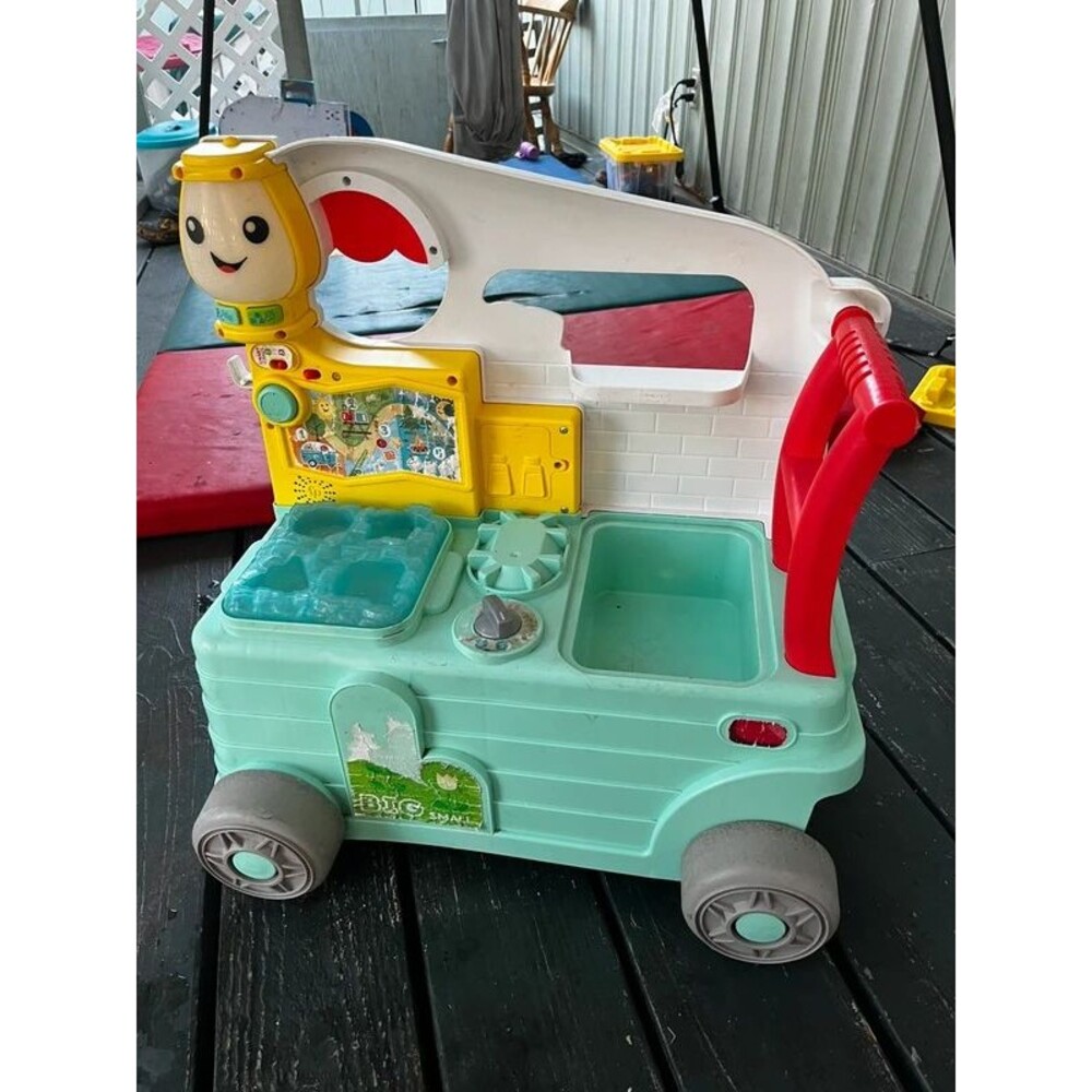 Fisher price push toddler trailer